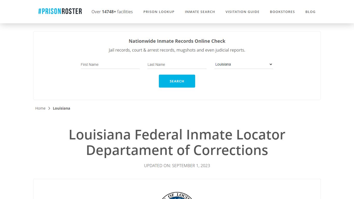 Louisiana Federal Inmate Search - Prisonroster